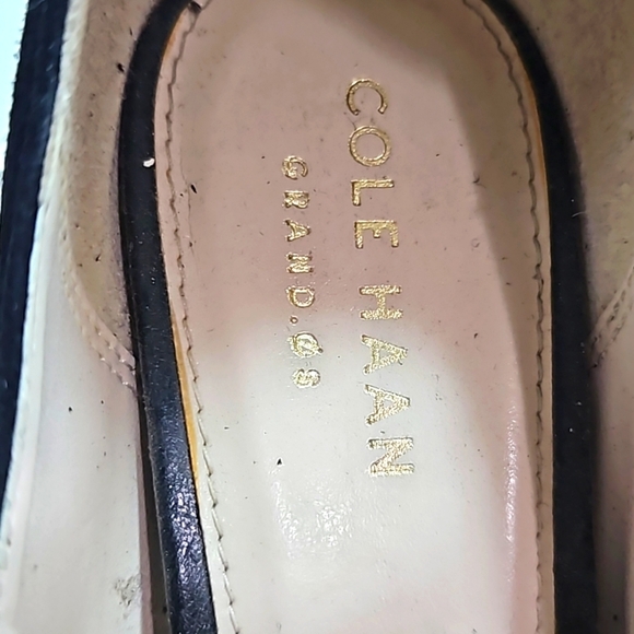 Cole Haan Womens Black Suede Heels Sz 6 - Picture 3 of 9